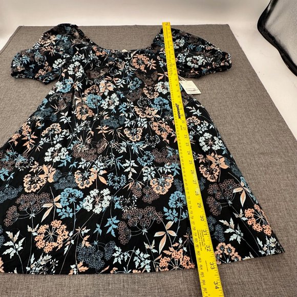 Brand New!! a.n.a a new approach Floral Dress Puffy Short Sleeves Small MSRP $60 - Picture 6 of 14